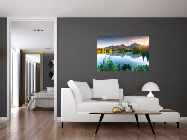 Slika - jezero (90x60 cm)