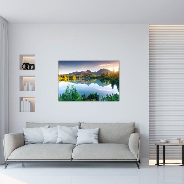 Slika - jezero (90x60 cm)