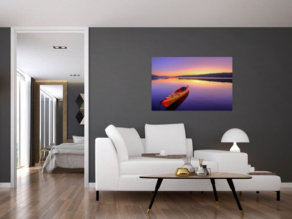 Slika - Kajak na jezeru (90x60 cm)