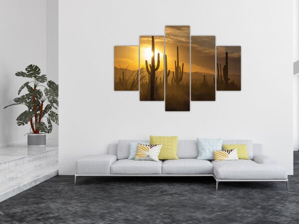 Slika - Saguaro kaktusi (150x105 cm)