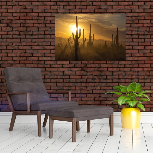 Slika - Saguaro kaktusi (90x60 cm)