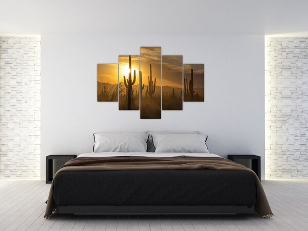Slika - Saguaro kaktusi (150x105 cm)
