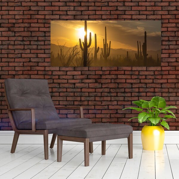 Slika - Saguaro kaktusi (120x50 cm)