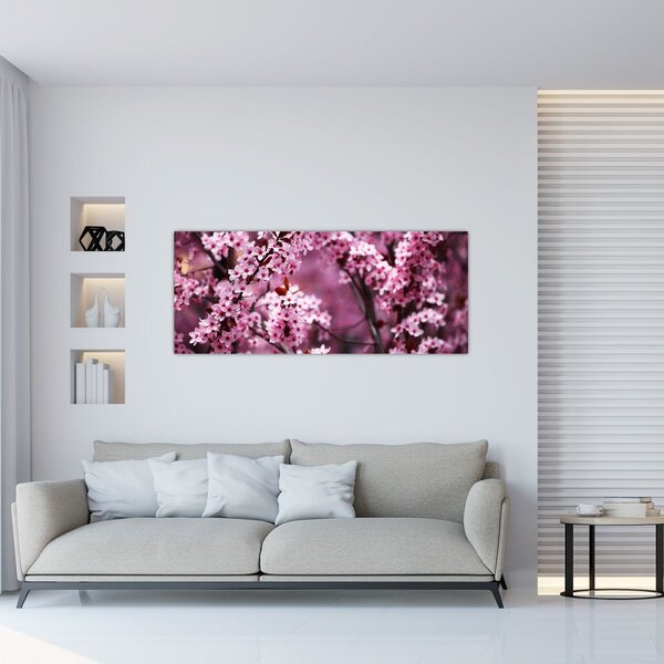 Slika - Ružičasta sakura (120x50 cm)