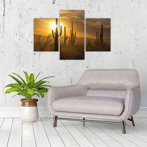 Slika - Saguaro kaktusi (90x60 cm)