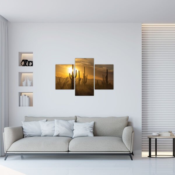Slika - Saguaro kaktusi (90x60 cm)