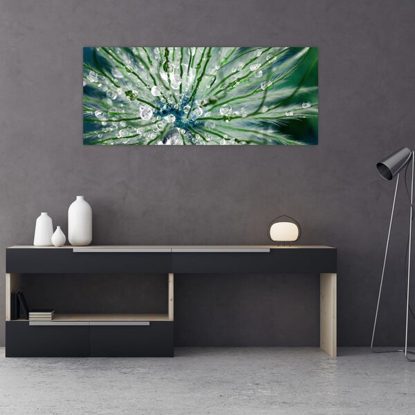 Slika - Makro slika cvijeta (120x50 cm)