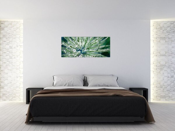 Slika - Makro slika cvijeta (120x50 cm)