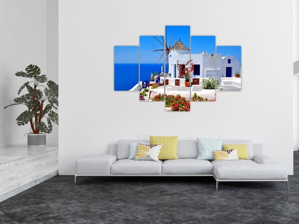Slika - Mala kuća u Grčkoj (150x105 cm)