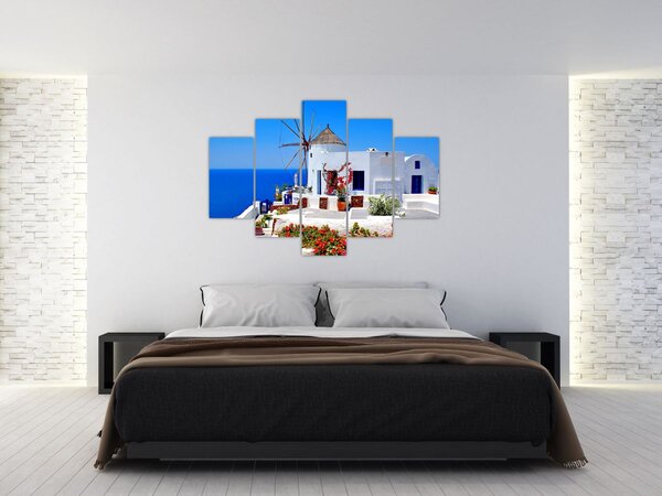 Slika - Mala kuća u Grčkoj (150x105 cm)