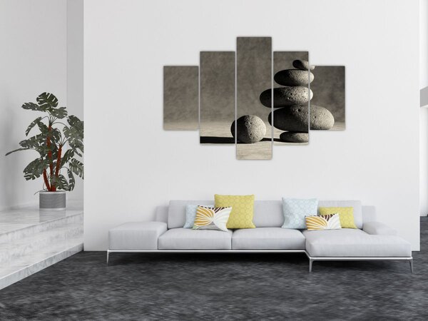 Slika - Sivo kamenje (150x105 cm)