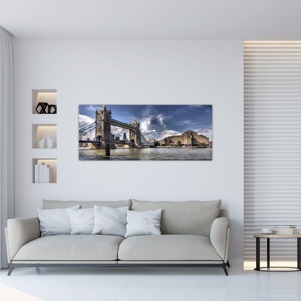 Slika - Tower Bridge u Londonu (120x50 cm)