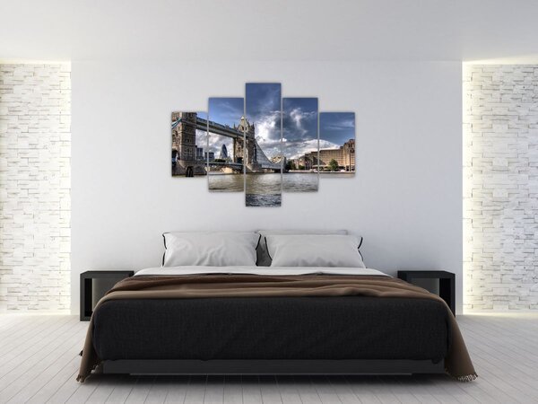 Slika - Tower Bridge u Londonu (150x105 cm)