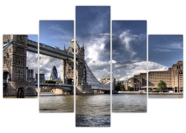 Slika - Tower Bridge u Londonu (150x105 cm)
