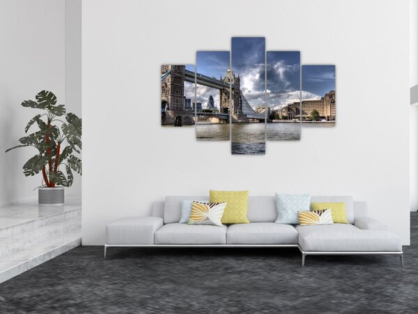 Slika - Tower Bridge u Londonu (150x105 cm)