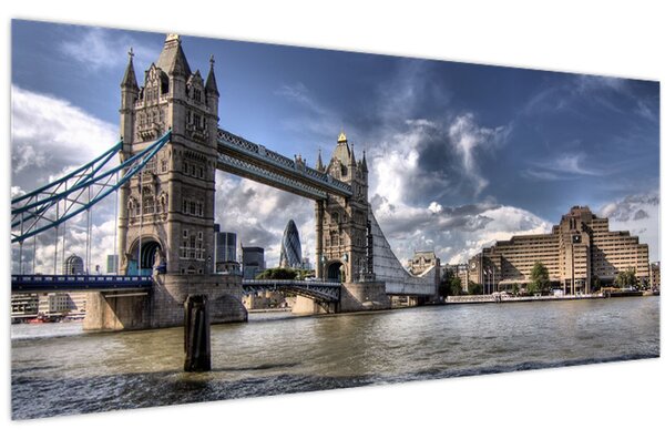 Slika - Tower Bridge u Londonu (120x50 cm)