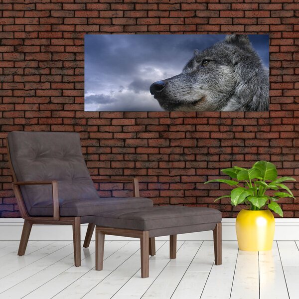 Slika - Vukova glava (120x50 cm)