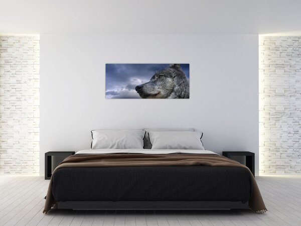 Slika - Vukova glava (120x50 cm)