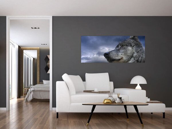 Slika - Vukova glava (120x50 cm)