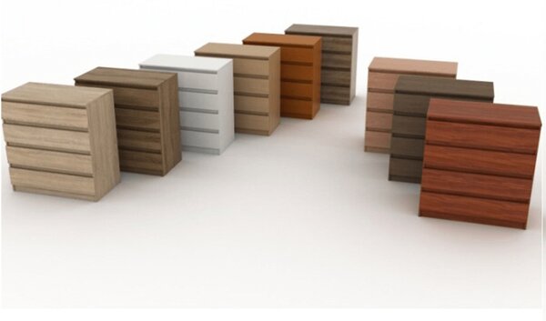 Komoda Hannah New 04 (uska ) (hrast sonoma)