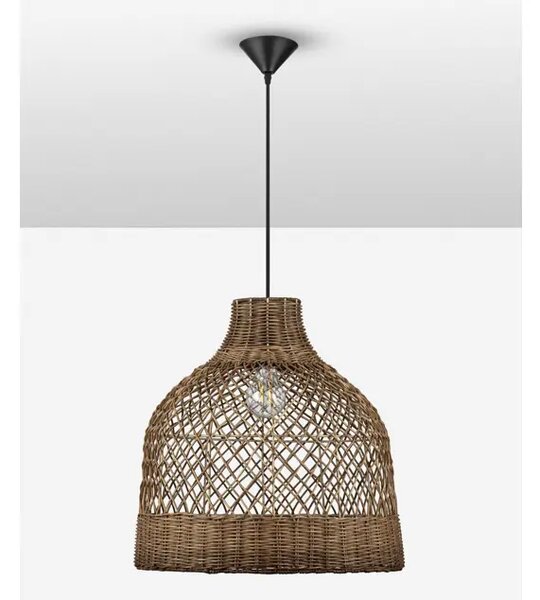 SOLITA VISILICA SMEĐI RATAN E27 1X12W IP20 NL9586657
