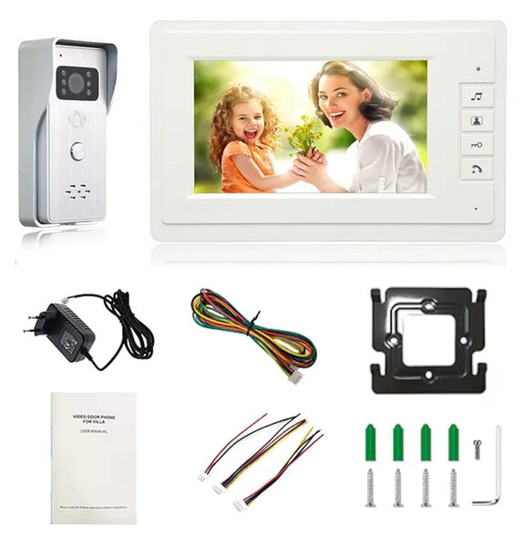 Set lcd video portafon i zvono sa kamerom videofon ir 7" akcija