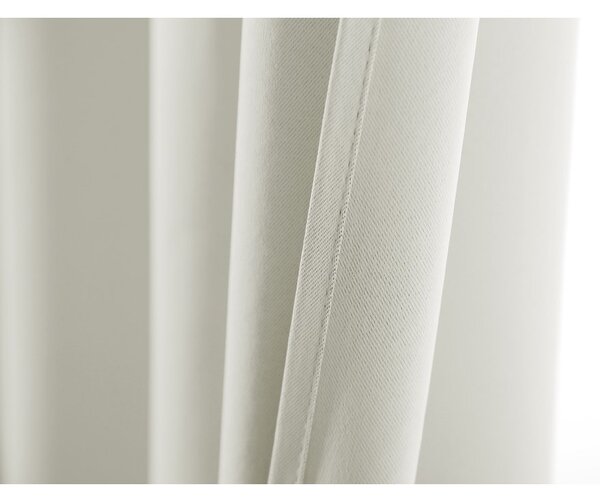 2x Bijelo-krem zavjesa OXFORD 140x250 cm