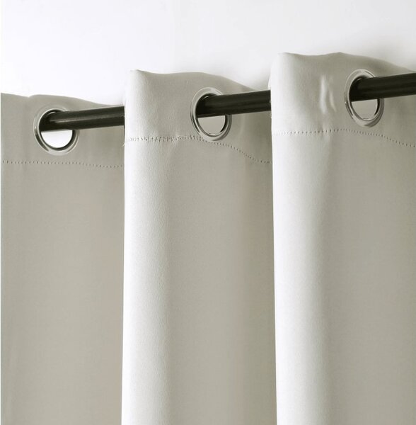 2x Bijelo-krem zavjesa OXFORD 140x250 cm