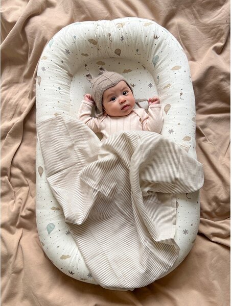 Gnijezdo za bebe boje slonovače 52x84 cm Dreamland – Cam Cam Copenhagen