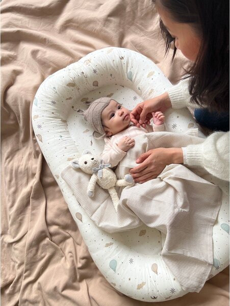 Gnijezdo za bebe boje slonovače 52x84 cm Dreamland – Cam Cam Copenhagen