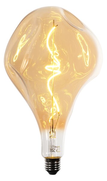 E27 LED žarulja s prigušivanjem spiralna nit PS160 jantar 6W 340 lm 1800K