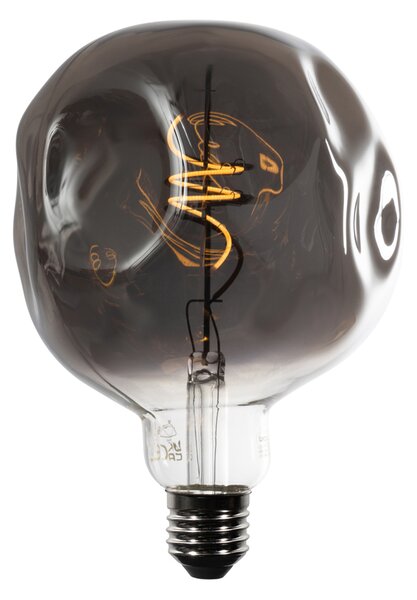 E27 Zatamnjiva LED žarulja spiralna nit G125 zrcalno srebrna 4W 75 lm 1800K