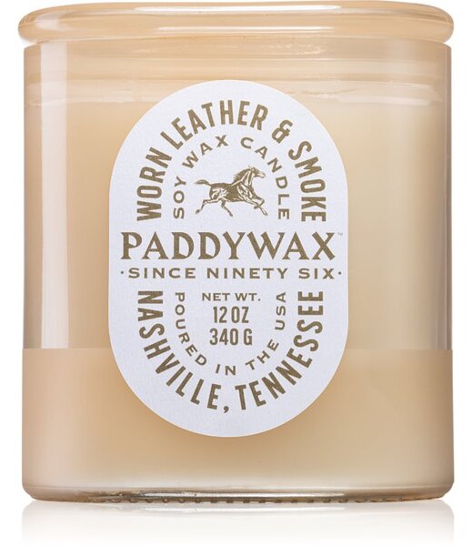 Paddywax Vista Worn Leather & Smoke mirisna svijeća 340 g