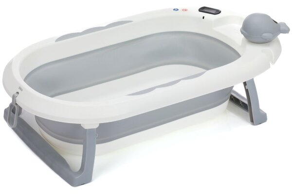 Fillikid sklopiva kadica Beluga s termometrom, white-grey