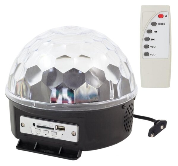 Disco LED RGB projektor i MP3 uređaj 18W + daljinski upravljač