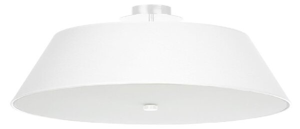 Bijela stropna svjetiljka sa staklenim sjenilom ø 60 cm Hektor - Nice Lamps