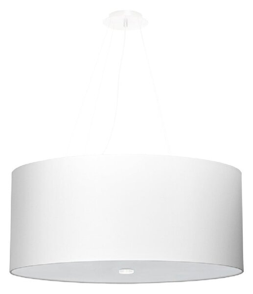 Bijela visilica sa staklenim sjenilom ø 60 cm Volta - Nice Lamps