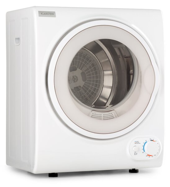 Klarstein Jet Set 2500, sušilica za rublje, sušilica s odvodom vlažnog zraka, 850W, TEE C, 2,5 kg, 50 cm, bijela