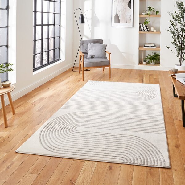Svijetlo sivi/krem tepih 80x150 cm Apollo – Think Rugs