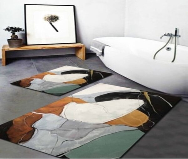 Kupaonske prostirke u setu 2 kom 60x100 cm Post Modern Art – Mila Home