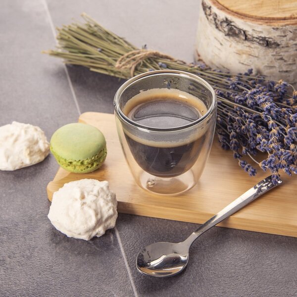 Staklene šalice u setu 2 kom za espresso 110 ml – Orion
