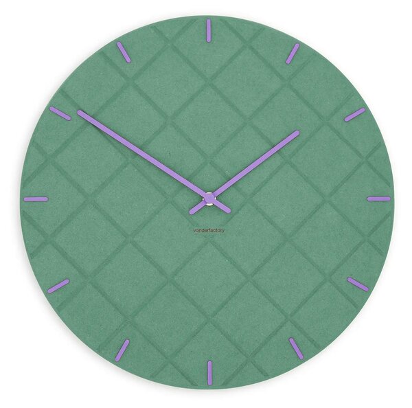 Zidni sat Luxhora Mosaida Mint Green 11 boja kazaljki