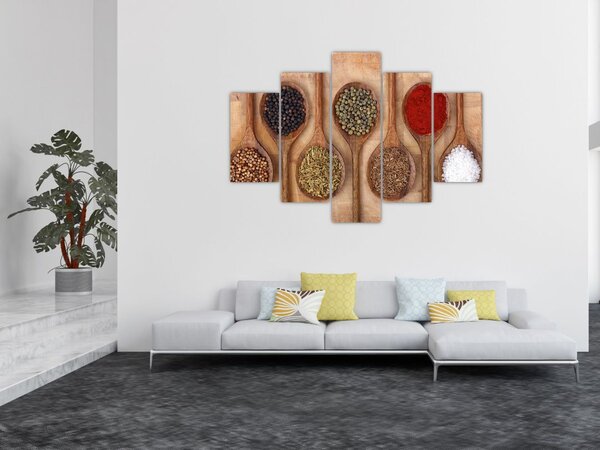 Slika - Žlice sa začinima (150x105 cm)