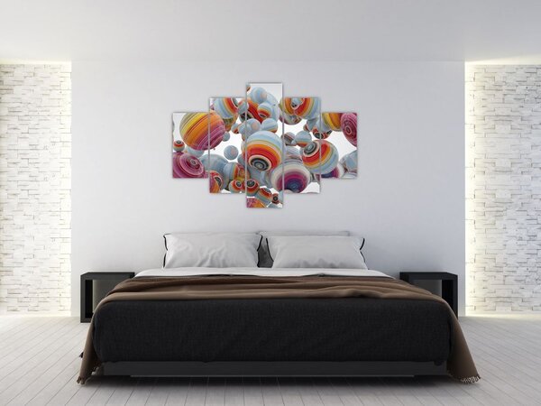 Slika oslikanih kugli (150x105 cm)