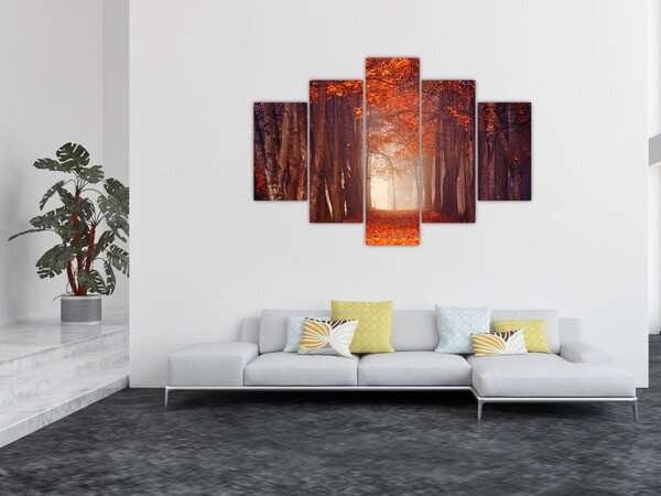 Slika - Jesenska šuma (150x105 cm)