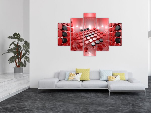 Slika apstrakcije dugmadi (150x105 cm)