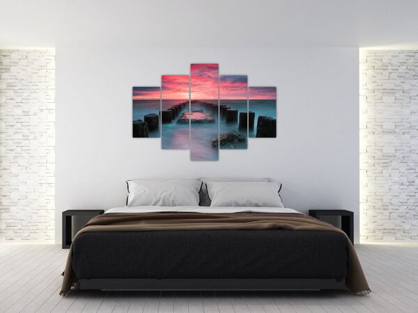 Slika - Stijene u moru (150x105 cm)
