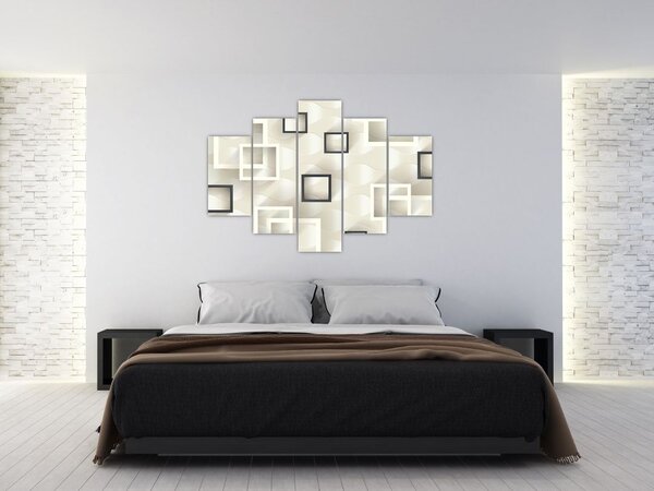 Geometrijska apstraktna slika (150x105 cm)
