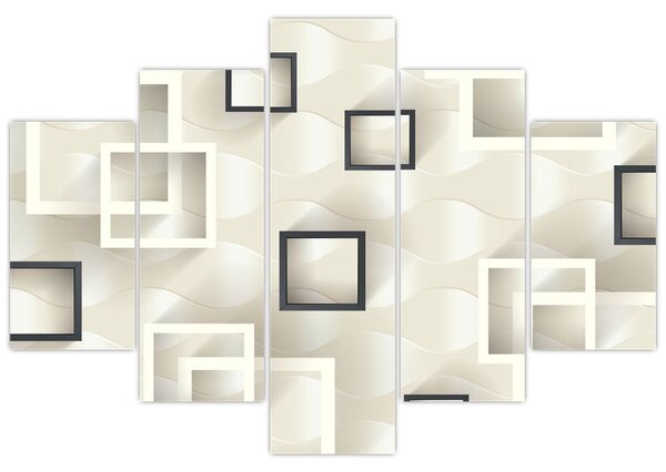 Geometrijska apstraktna slika (150x105 cm)