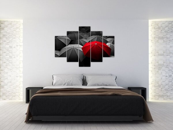 Slika otvorenih kišobrana (150x105 cm)
